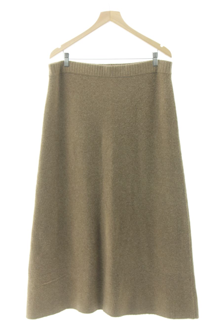 Falda de Zara de la talla XL, de color marrón