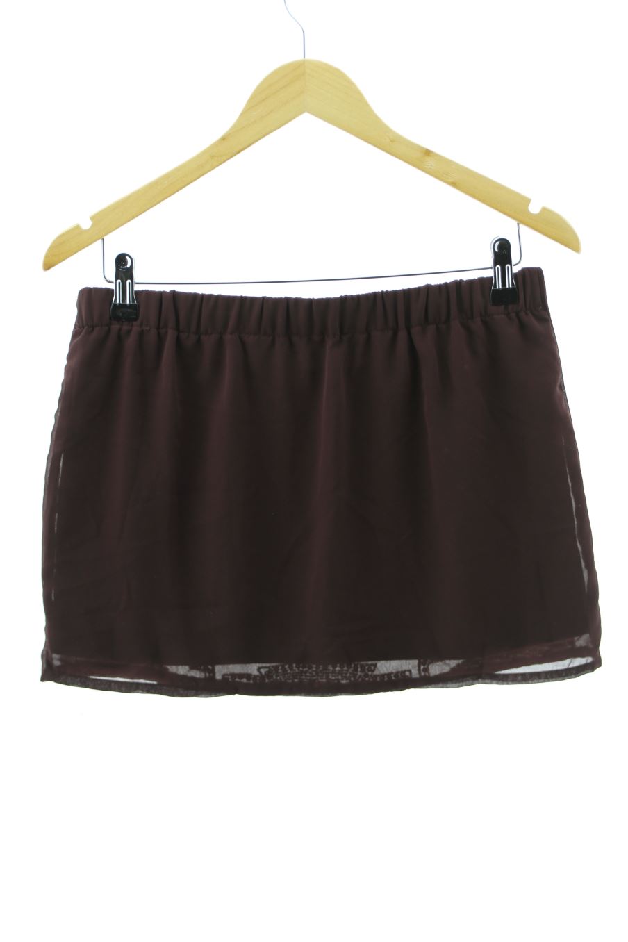 Falda de Pull & Bear de la talla S, de color marrón