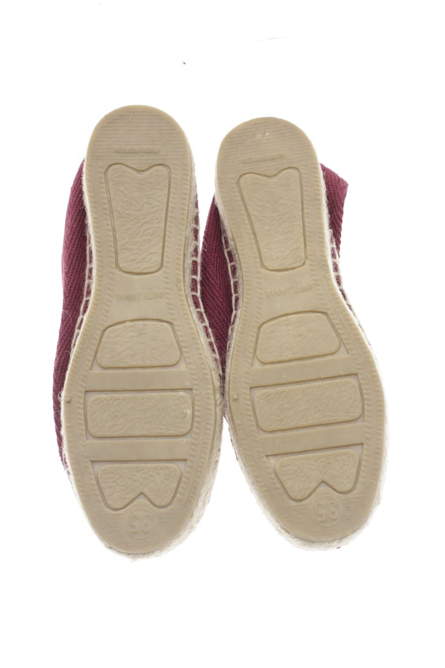 Zapatos planos de Made in spain de la talla 35, de color burdeos de