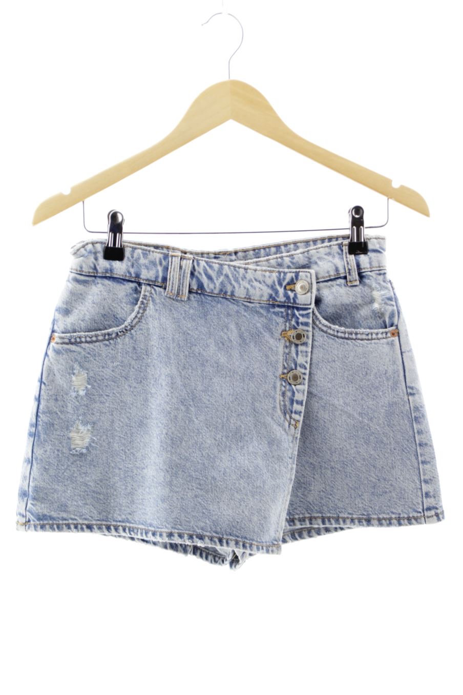 Vaquero corto de Zara de la talla 13 años de denim de segunda mano