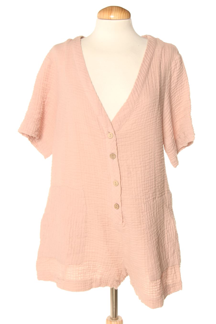 Mono de Zara de la talla XS, de color rosa