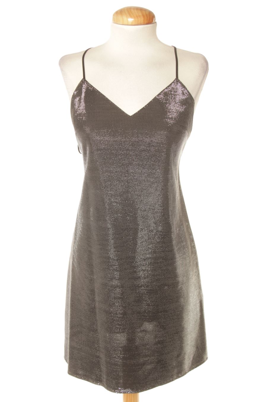 Robe Zara de la taille S, de couleur argenté