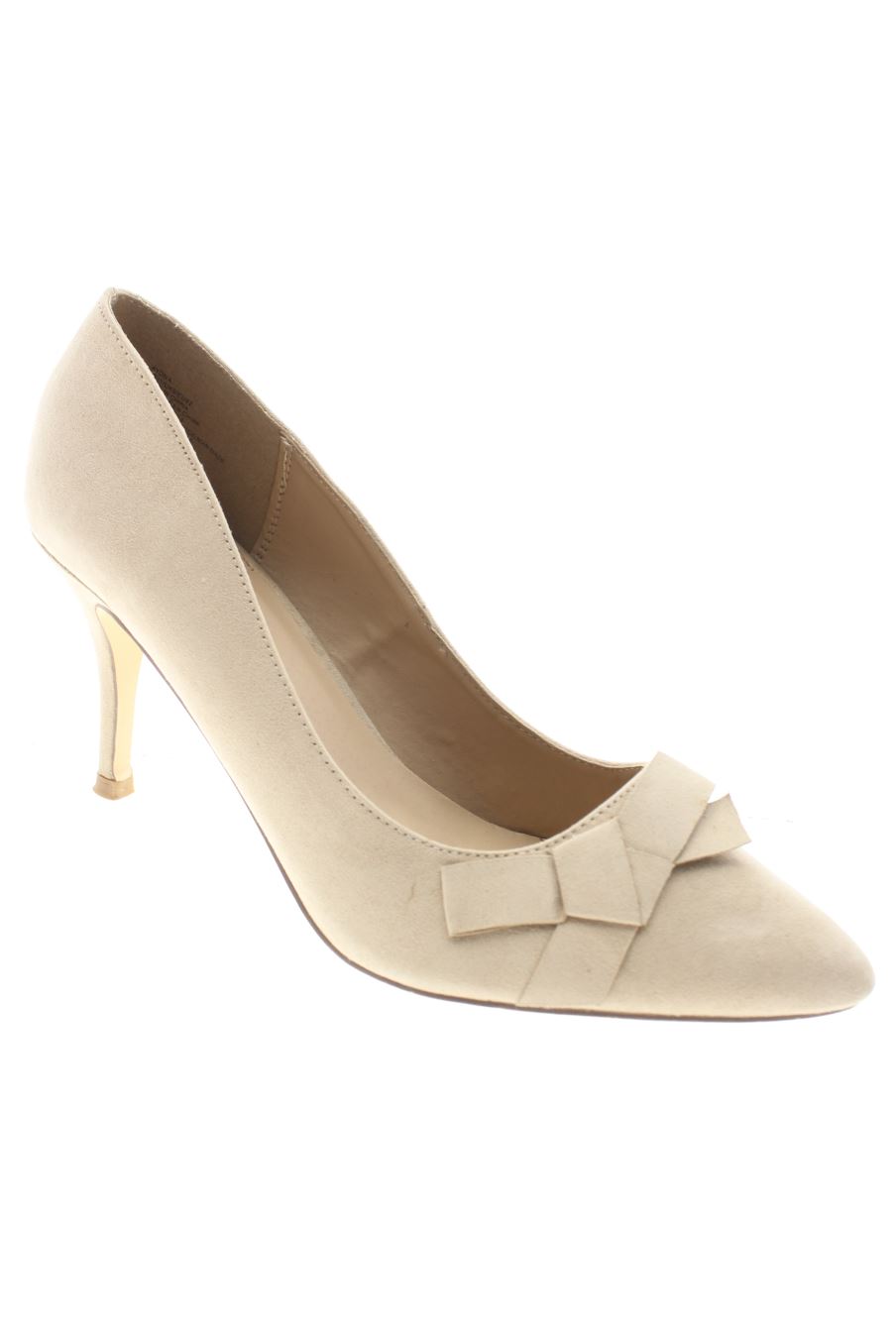 Zapatos de tacon de justfab de la talla 42, de color beige de