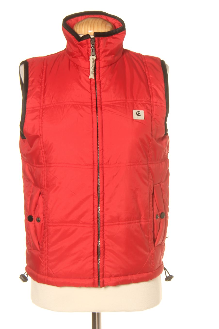 Chaleco de abrigo de Polinesia woman de la talla XS, de color rojo