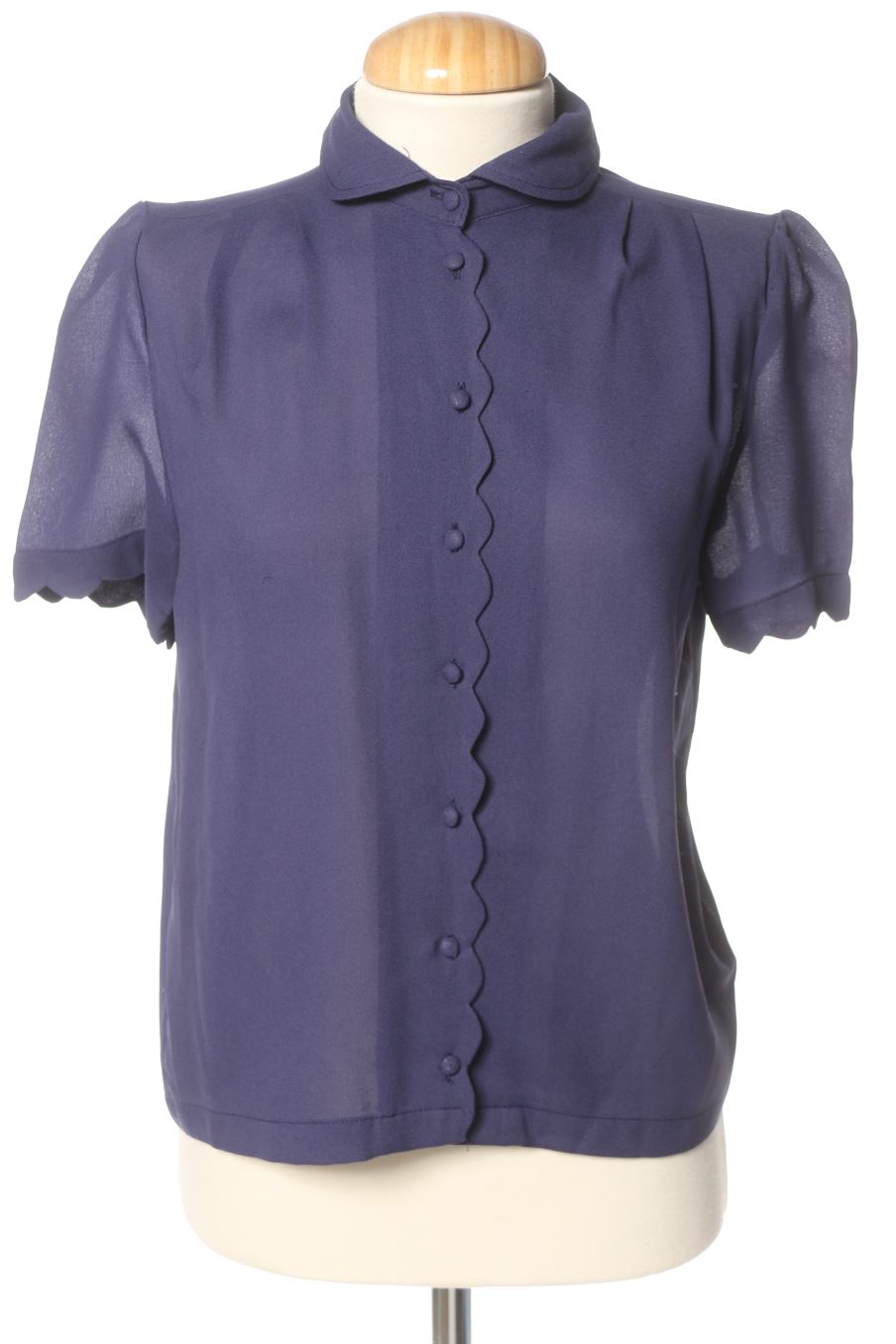 Chemise pepaloves de la taille S, de couleur bleu