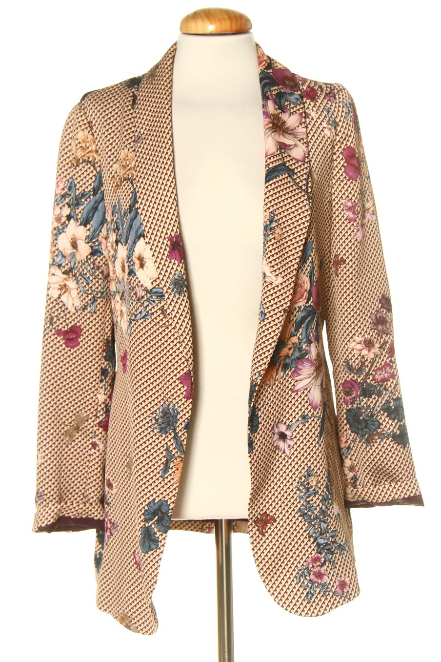 Blazer Cortefiel de la taille S, de couleur fleurs