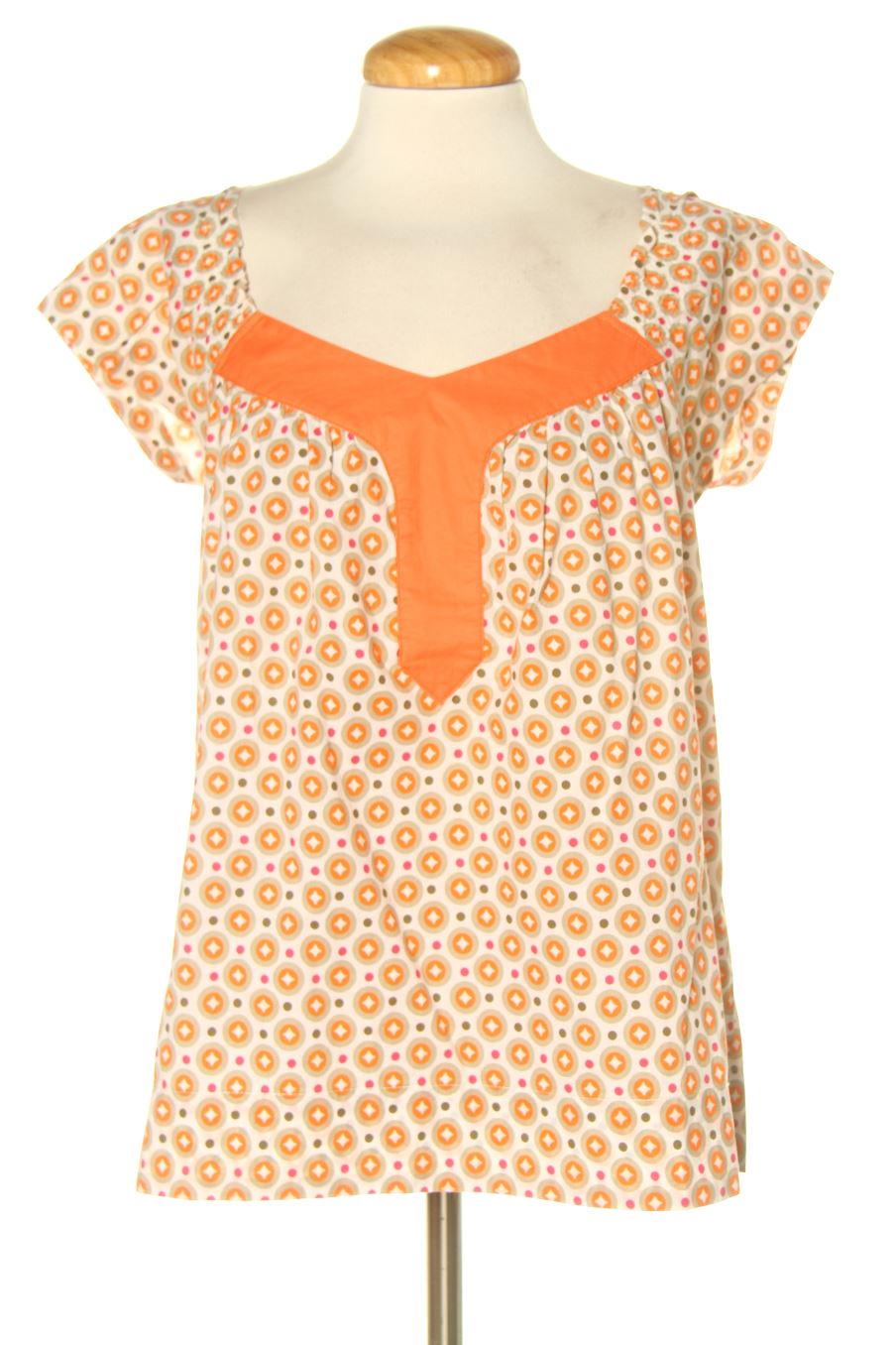 Blouse à manches courtes Induyco de la taille 38, de couleur imprimés
