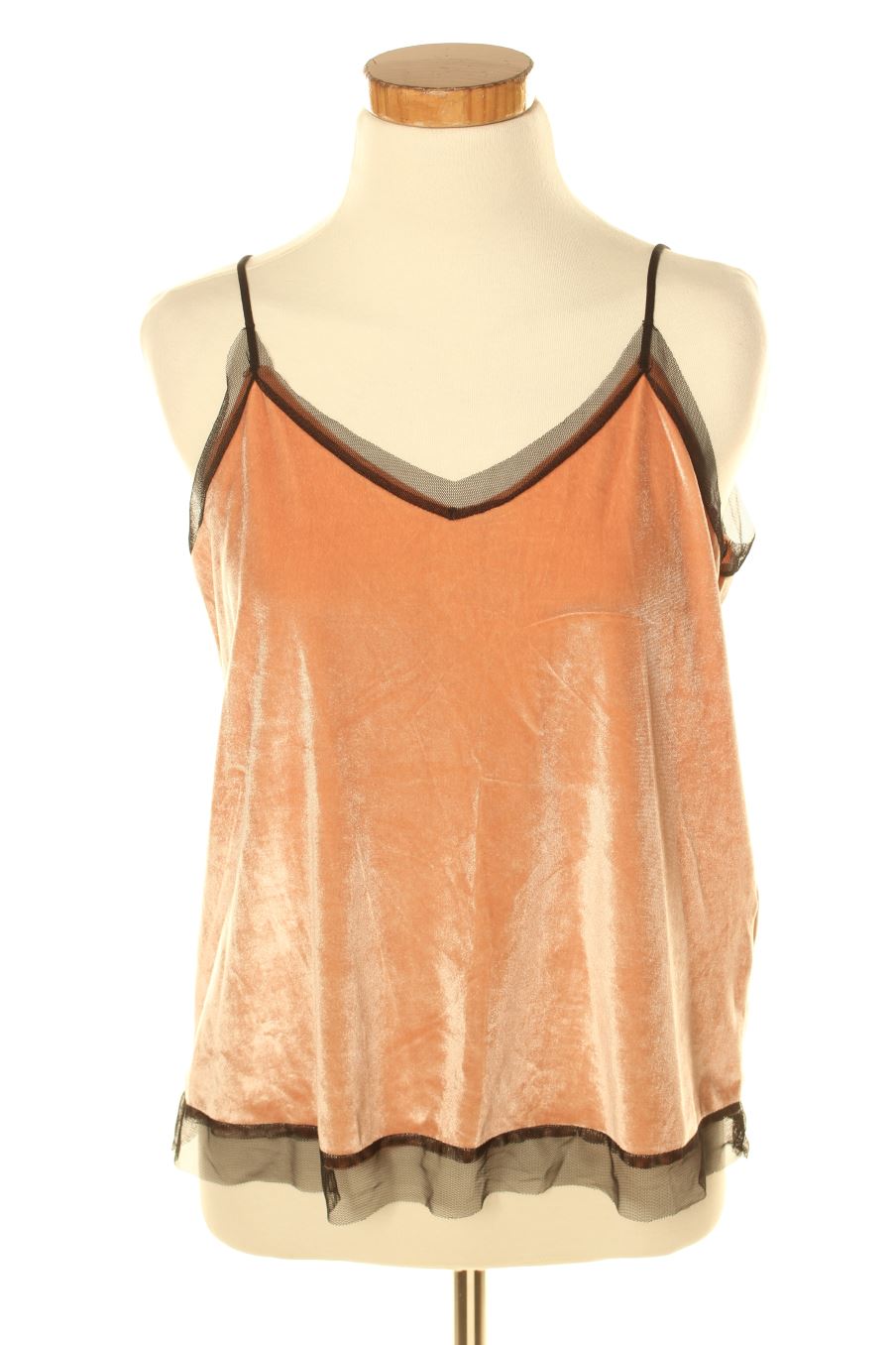 Top Pull & Bear de la taille S, de couleur rose de velours