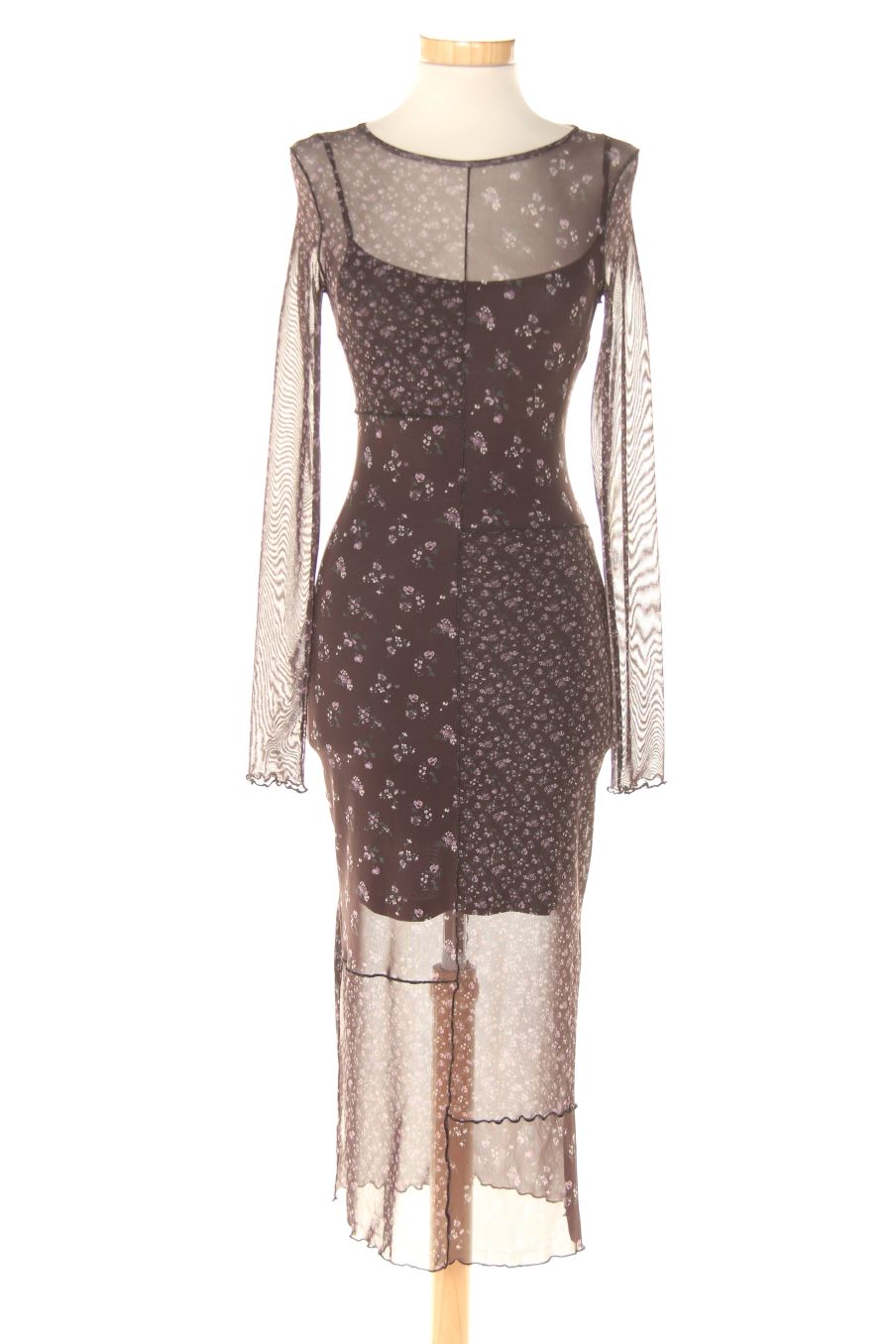 Robe casual Hollister de la taille XXS, de couleur fleurs