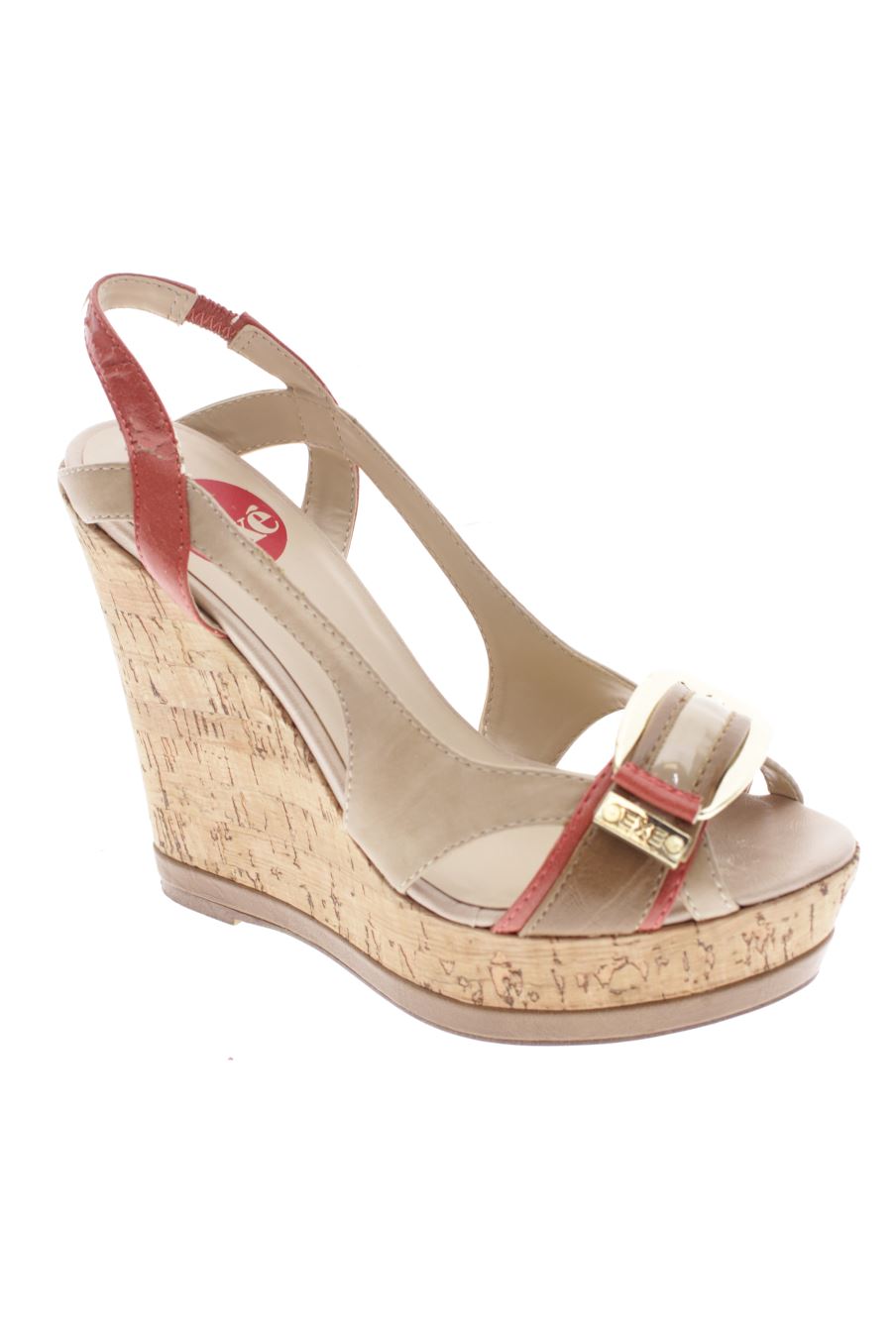 Sandalias tacon de Exe de la talla 36, de color marrón de