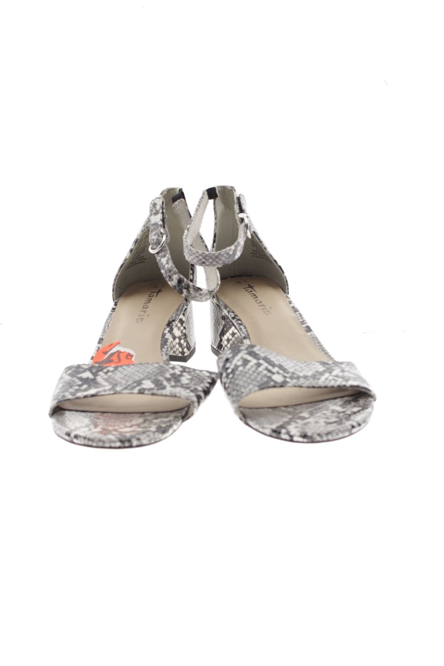Sandalias tacon de Tamaris de la talla 41, de color animal print de
