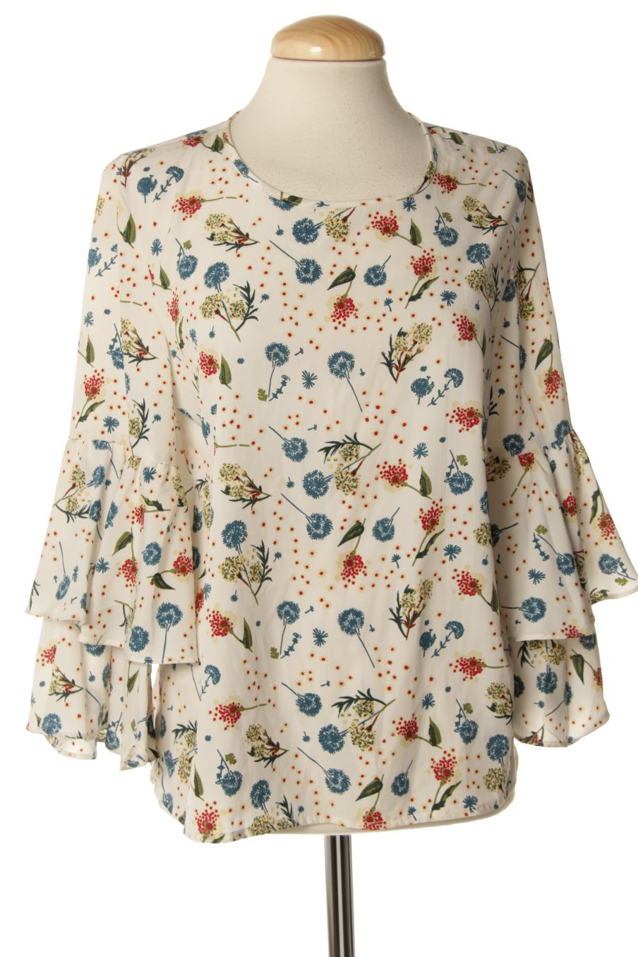 Blouse à manches longues Sfera de la taille S, de couleur fleurs