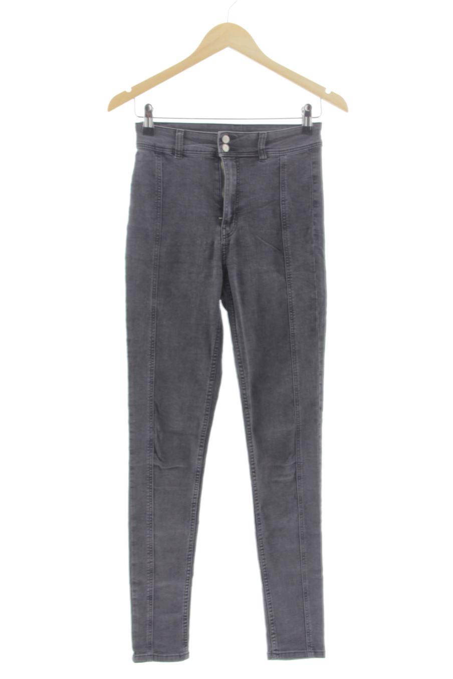 Jeans H&M de la taille 36, de couleur gris de denim