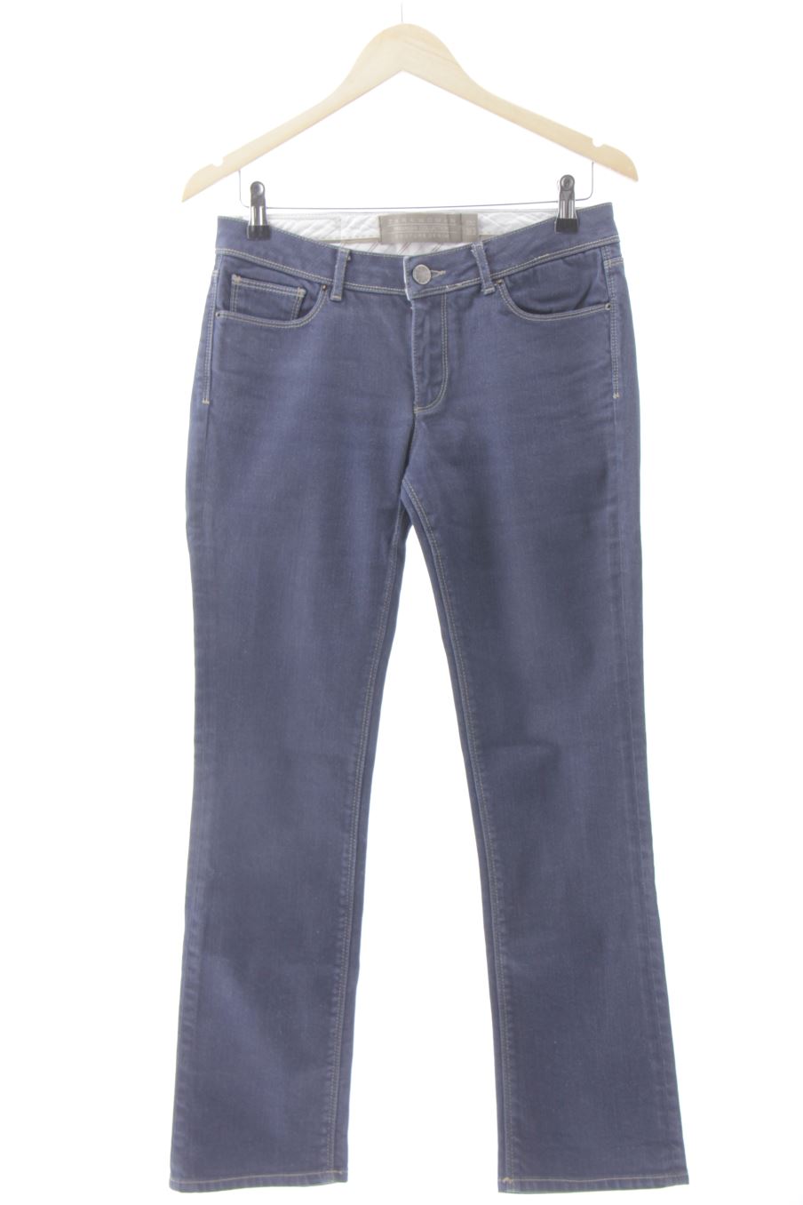 Vaquero de Zara de la talla 40, de color azul de ropa vaquera