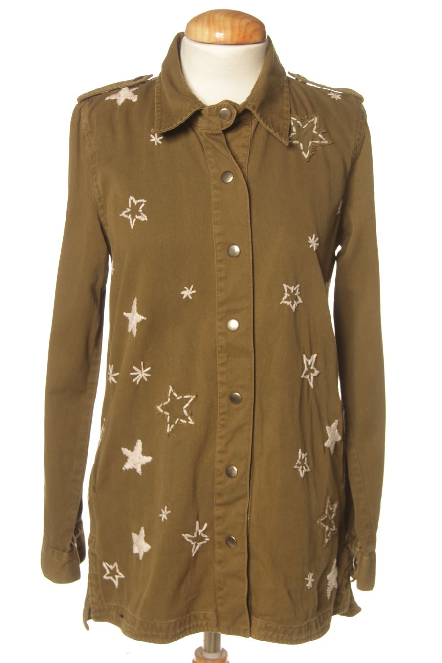 Blouson Amichi de la taille S, de couleur vert de denim