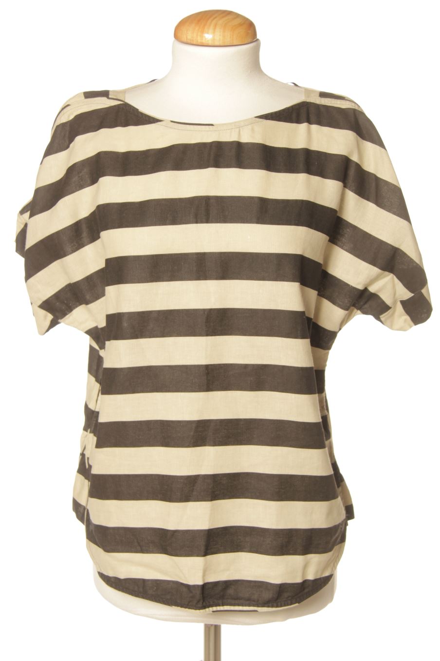 Kurzärmelige Bluse von Zara Größe XS, Farbe Gestreift, für