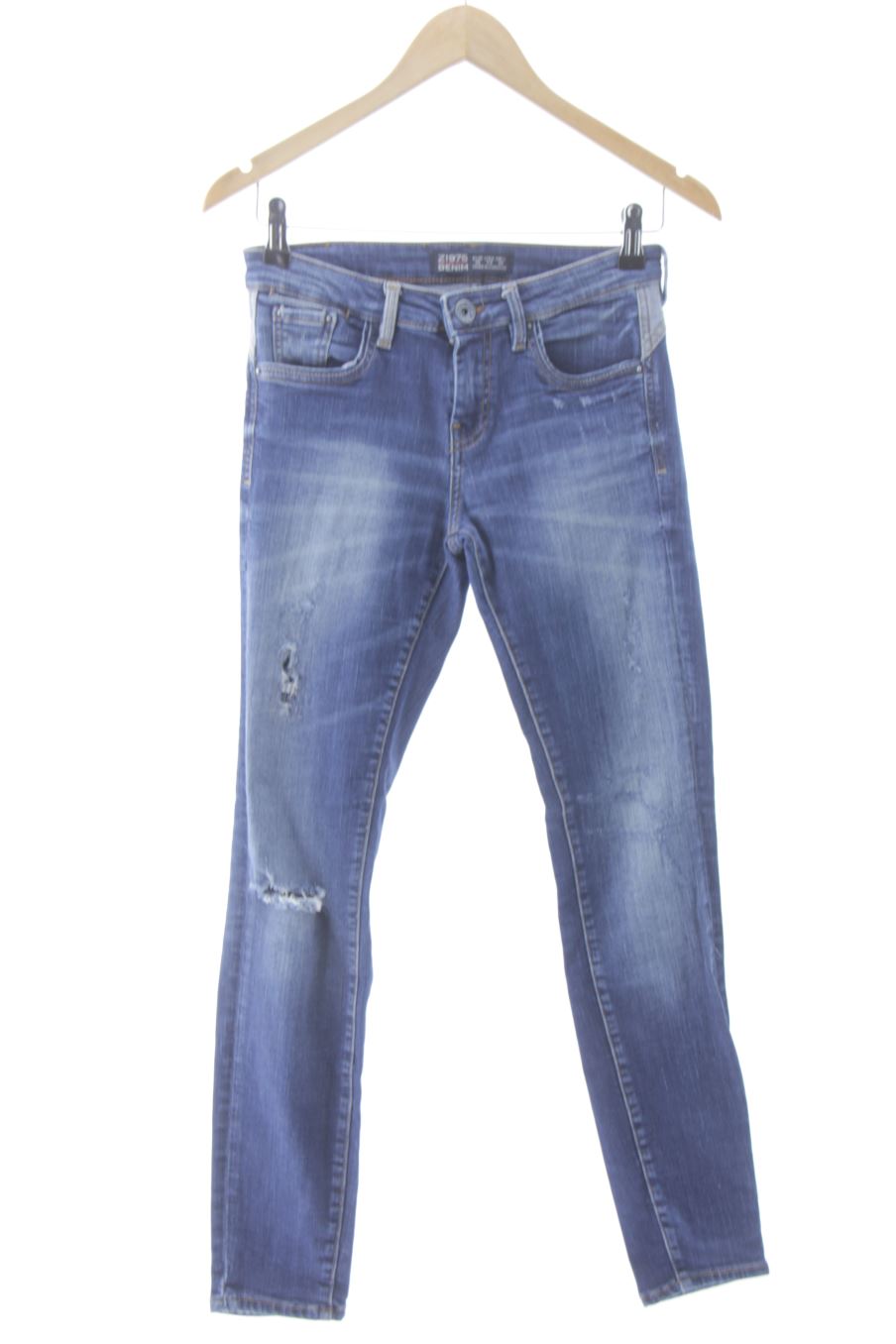 Jeans von Zara Größe 36, Farbe Blau, aus Jeanskleidung für
