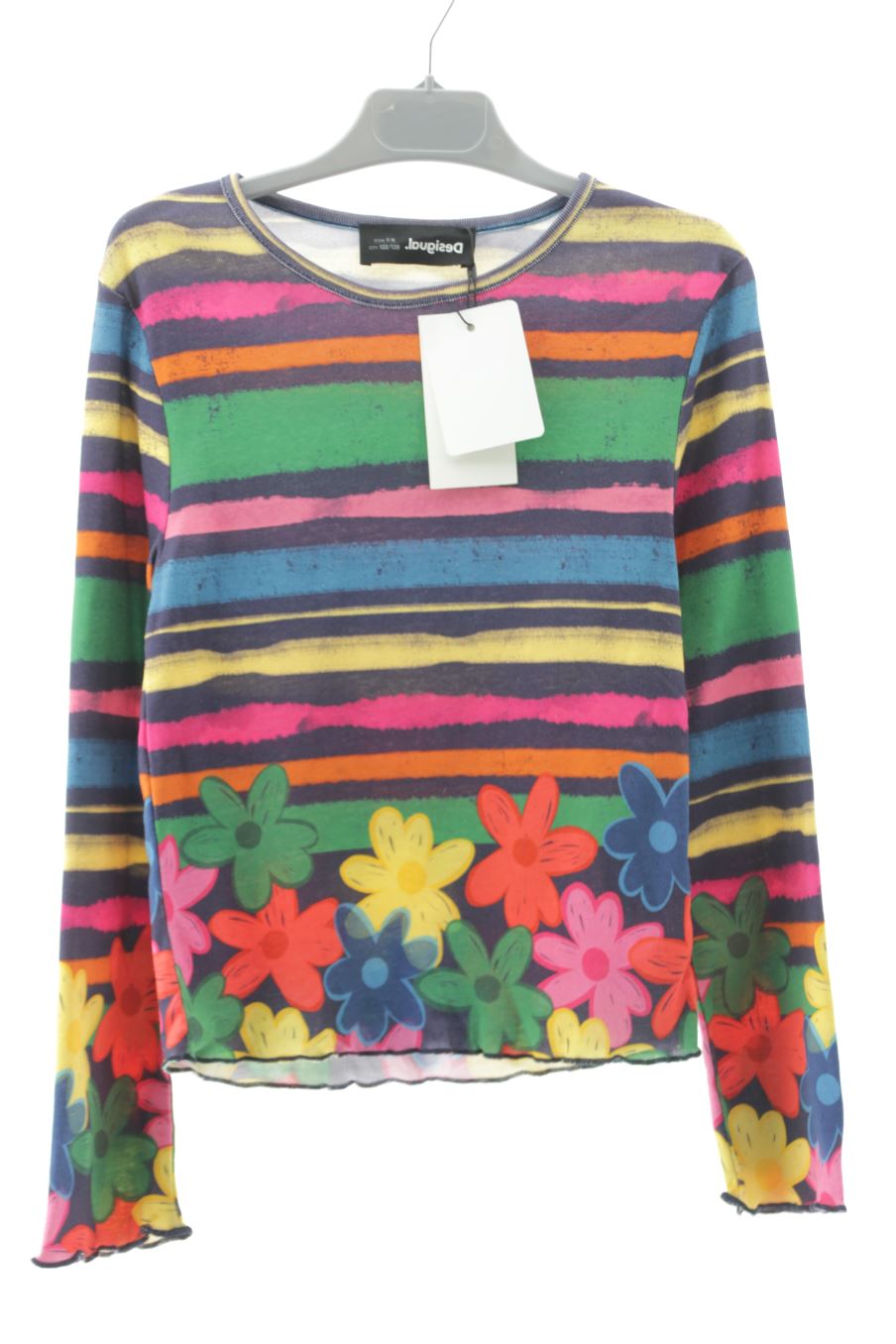 Maglietta a maniche lunghe de Desigual de la talla 7 anni con etichetta