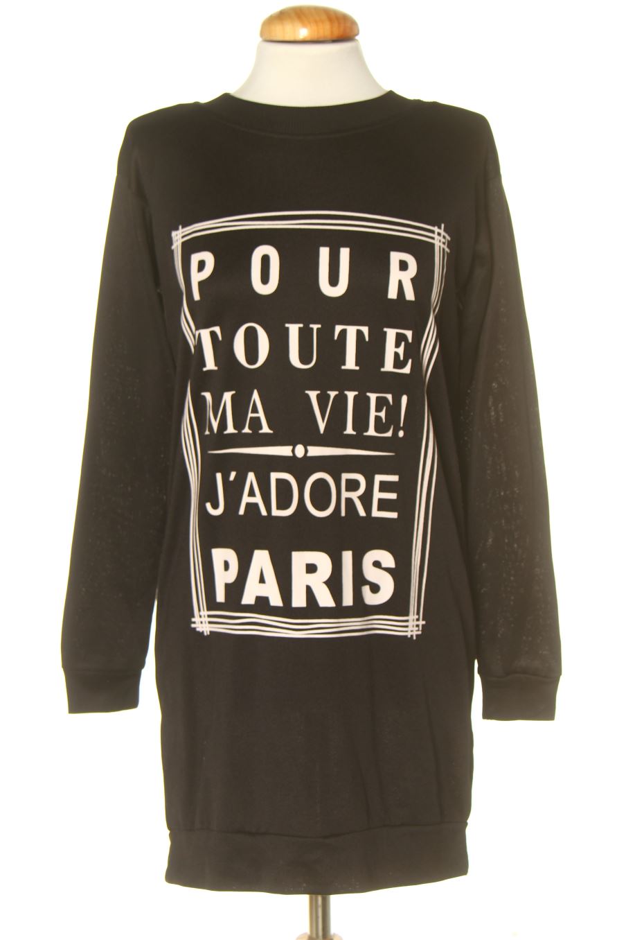 Robe casual SUITEBLANCO de la taille XS, de couleur noir