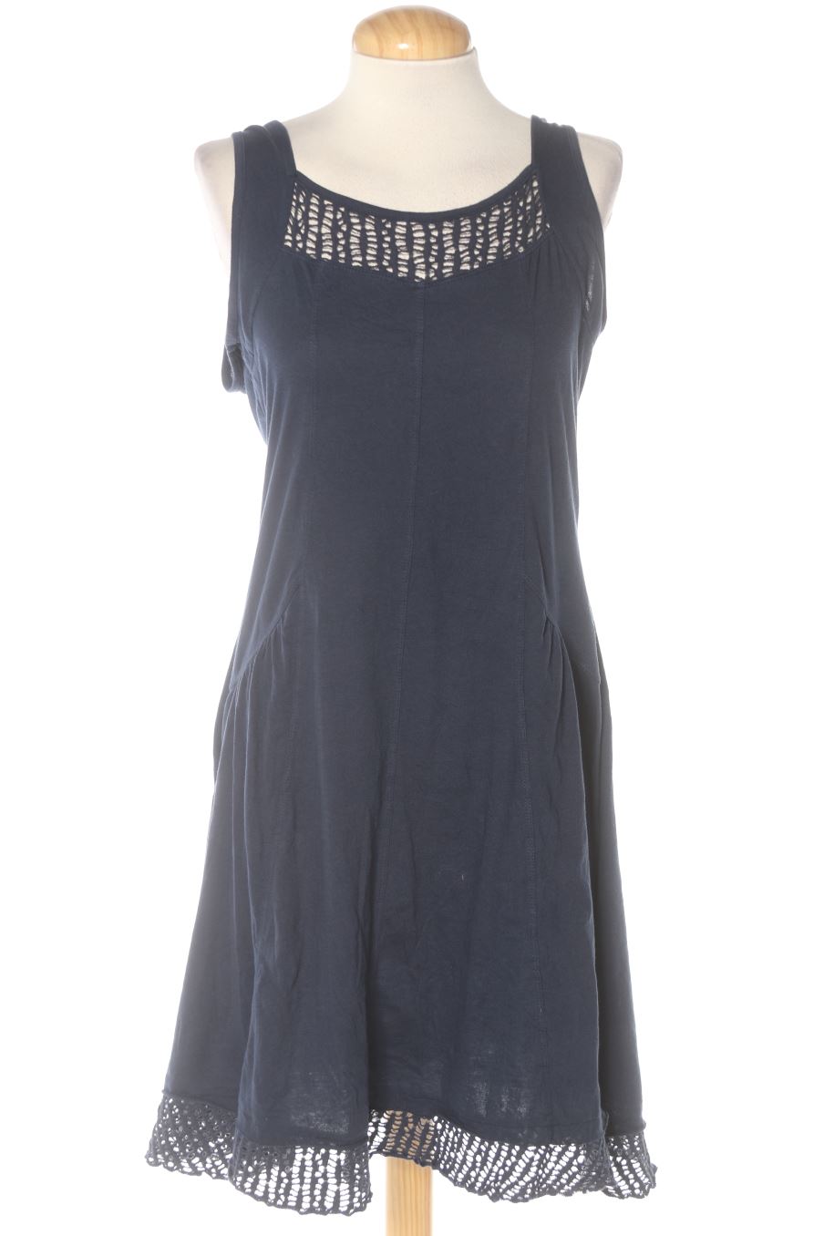 Robe casual Maloka de la taille M, de couleur bleu marine