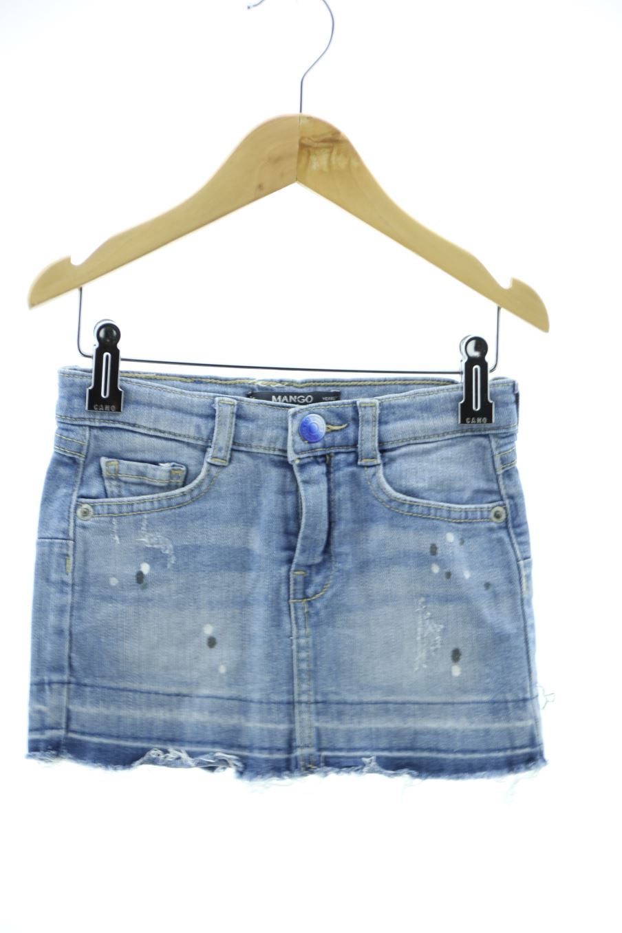 Jupe Mango de la taille 4 ans de denim de seconde main