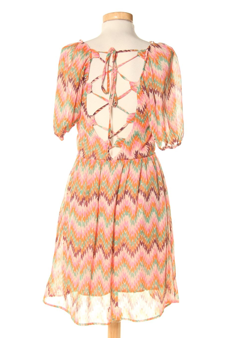 Robe casual Naf Naf de la taille 38, de couleur imprimés