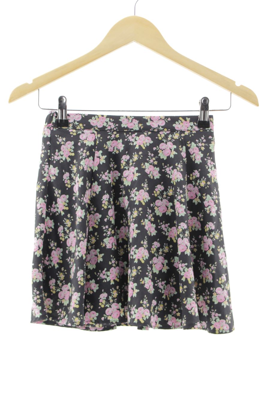Jupe Bershka de la taille XS, de couleur fleurs