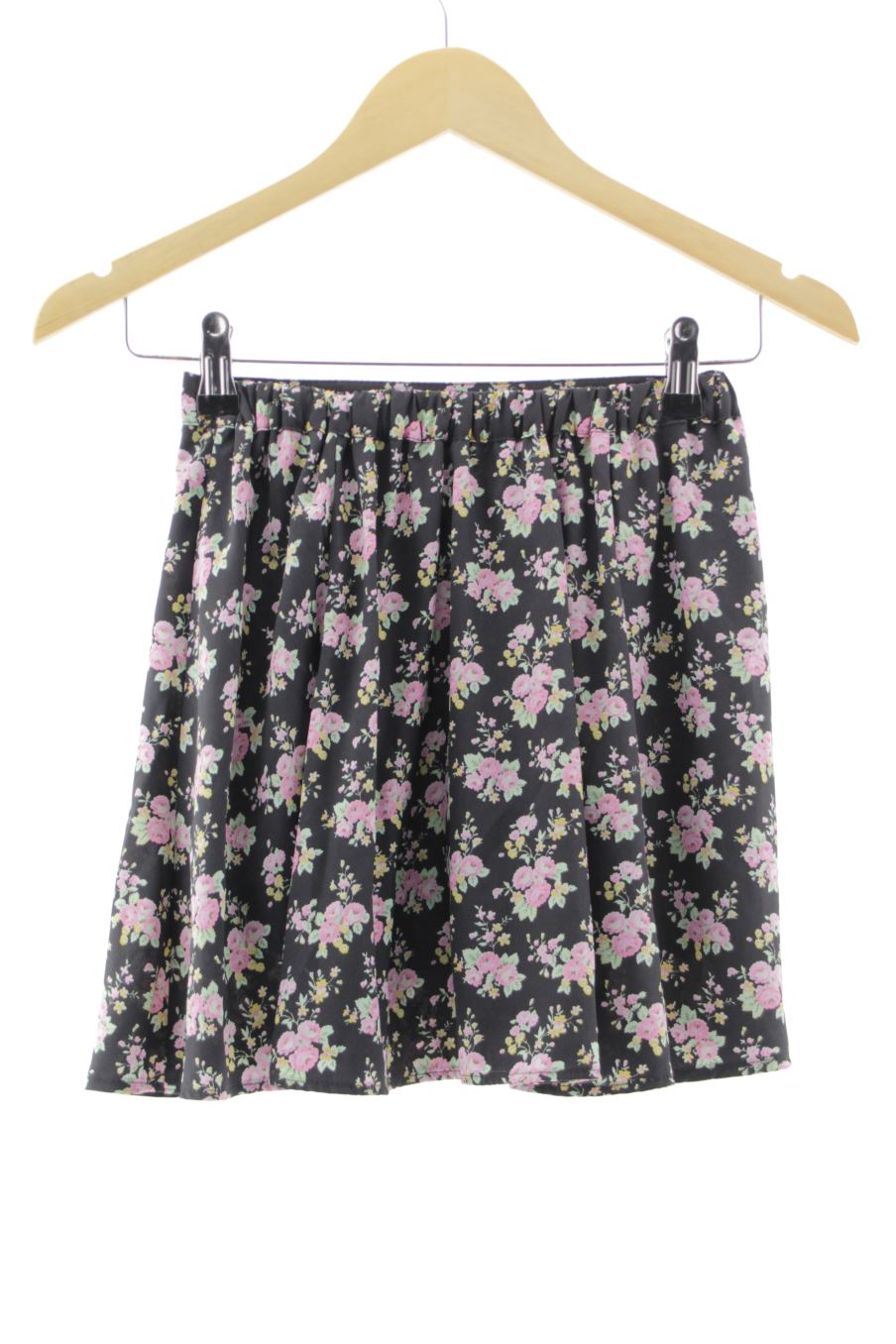 Jupe Bershka de la taille XS, de couleur fleurs