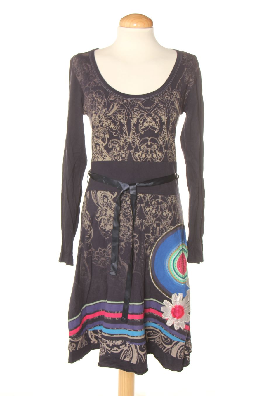 Vestido casual de Desigual de la talla S, de color azul marino