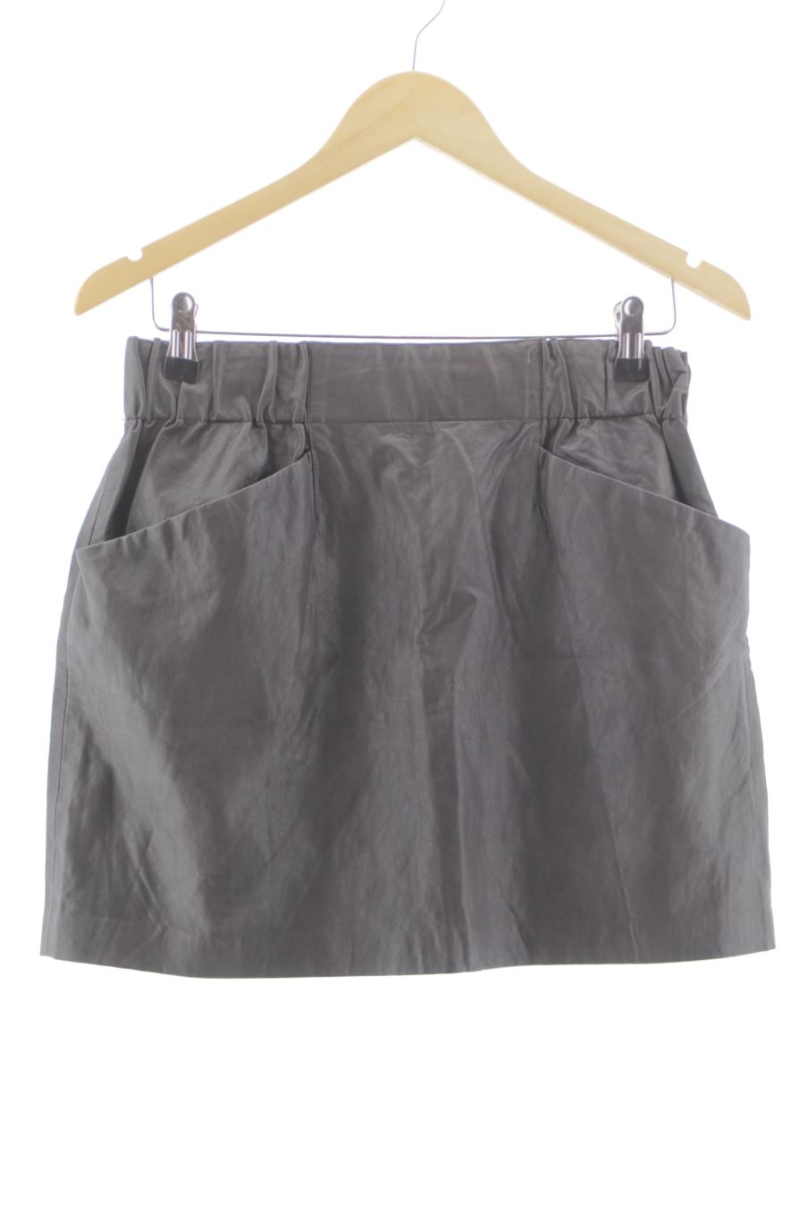 Falda de Zara de la talla M, de color marrón de sintético