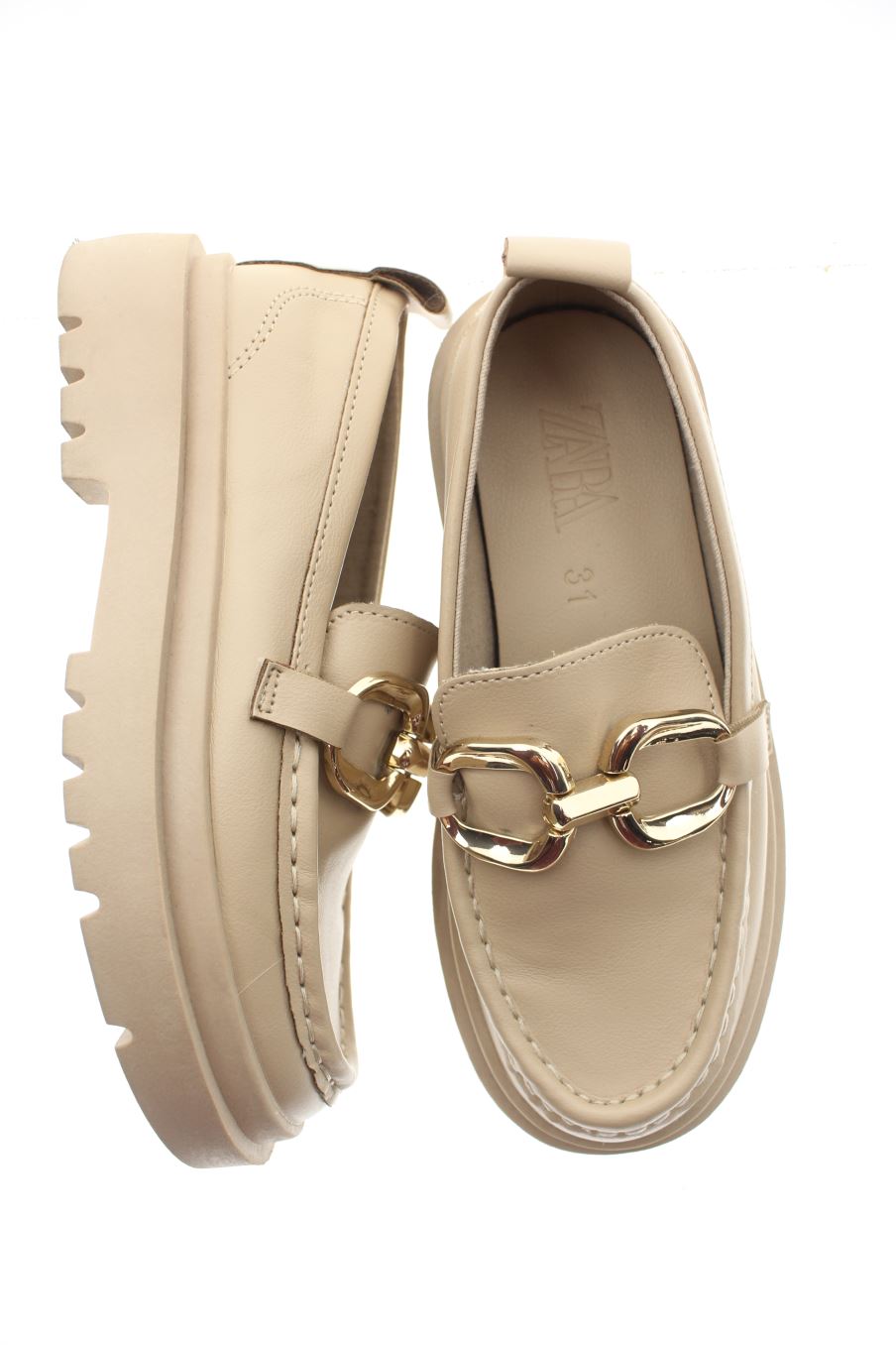 Mocasines de Zara de la talla 31 de segunda mano