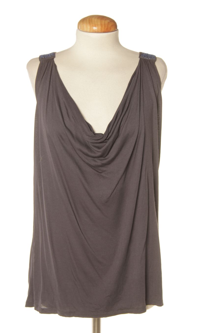 Top Caramelo de la taille S, de couleur gris