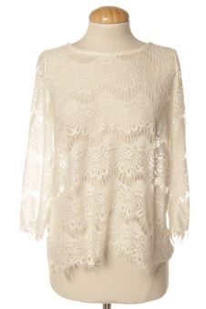 Langärmelige Bluse L SUITEBLANCO