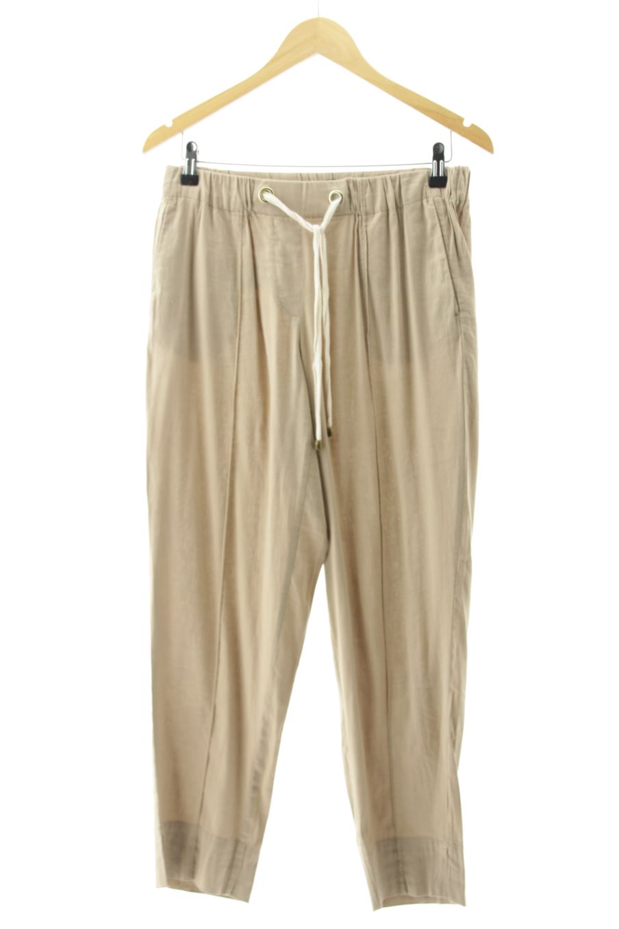 Pantalón Casual de Cortefiel de la talla S, de color beige