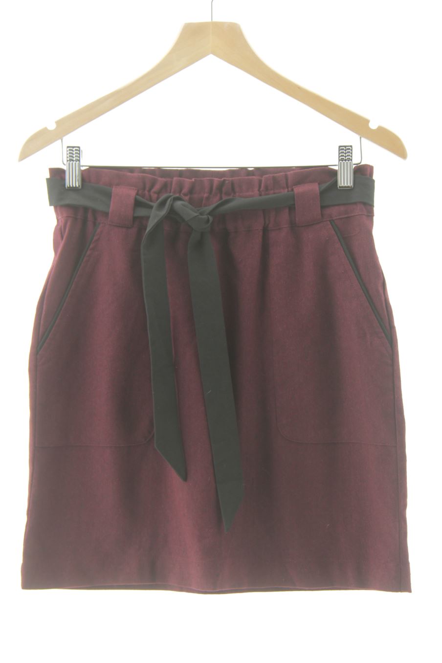 Falda de Camaieu de la talla 36, de color burdeos