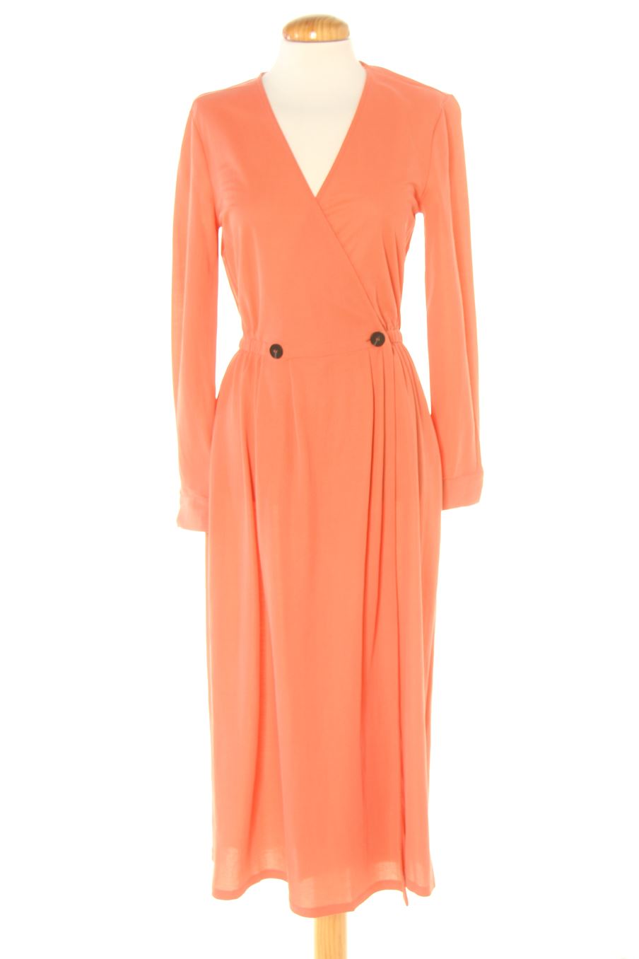 Robe casual Massimo Dutti de la taille XS, de couleur corail