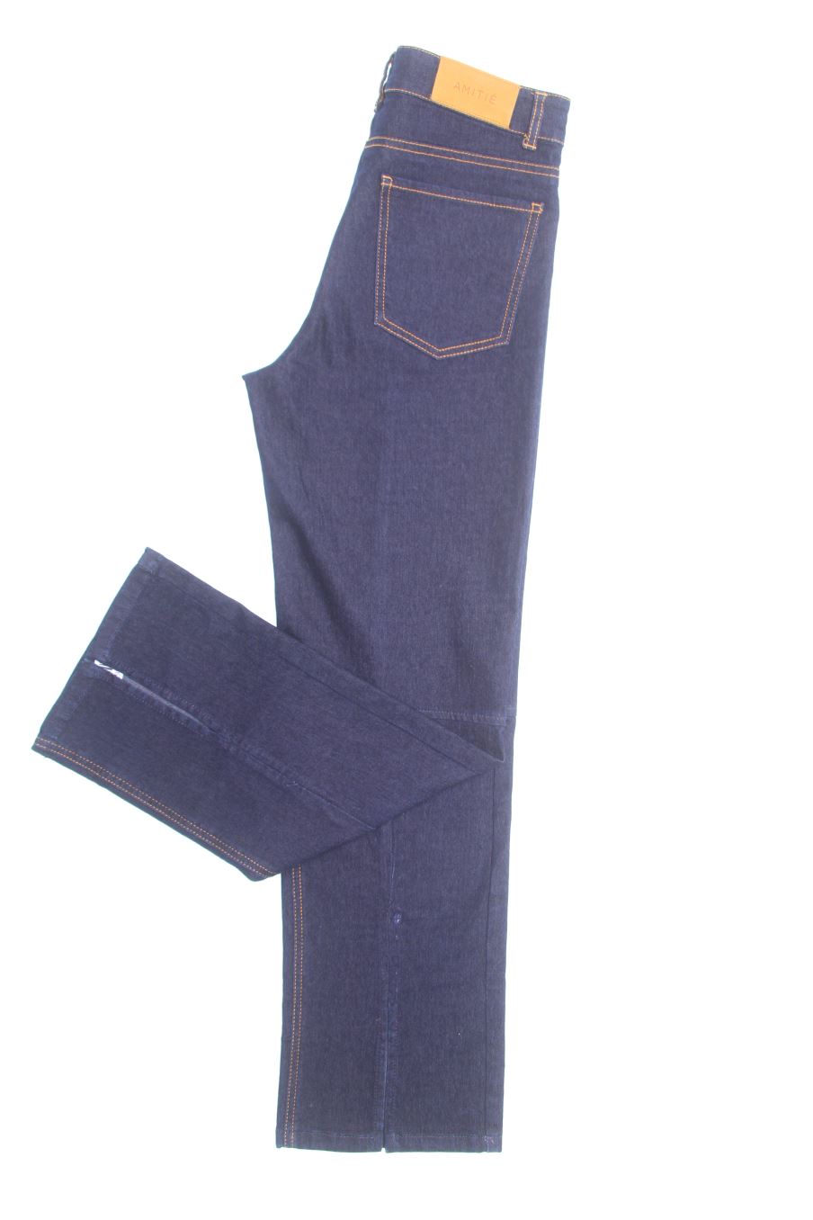 Jeans Amitié de la taille 36, de couleur bleu marine de denim