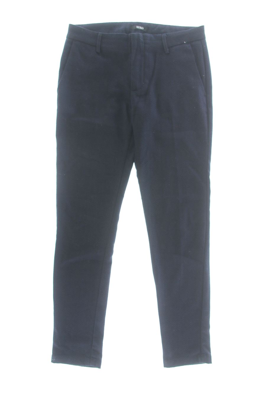 Pantalon Reiko de la taille 34, de couleur bleu marine
