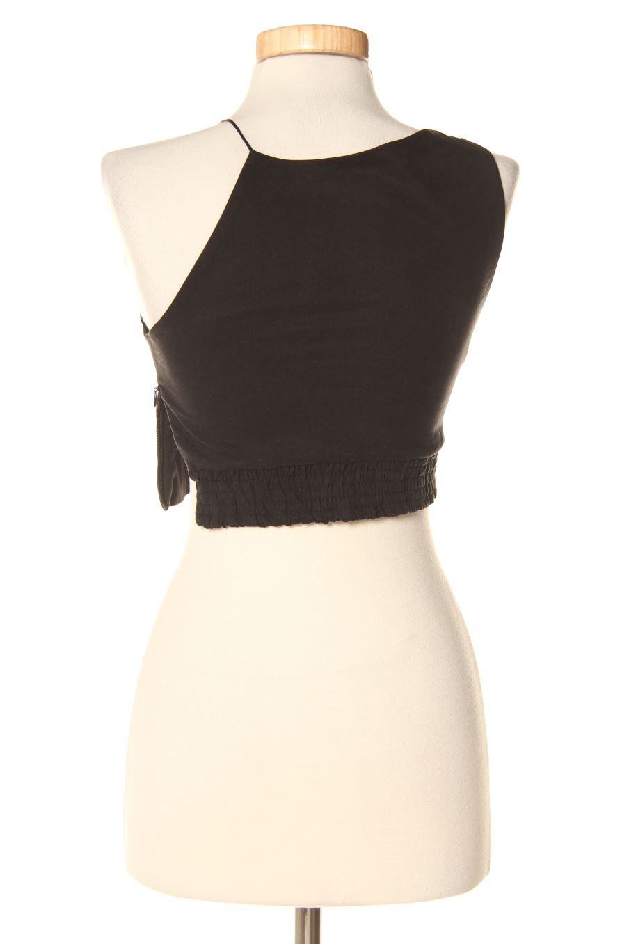 Top de Zara de la talla XS, de color negro