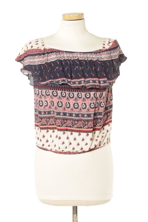 Blusa a maniche corte