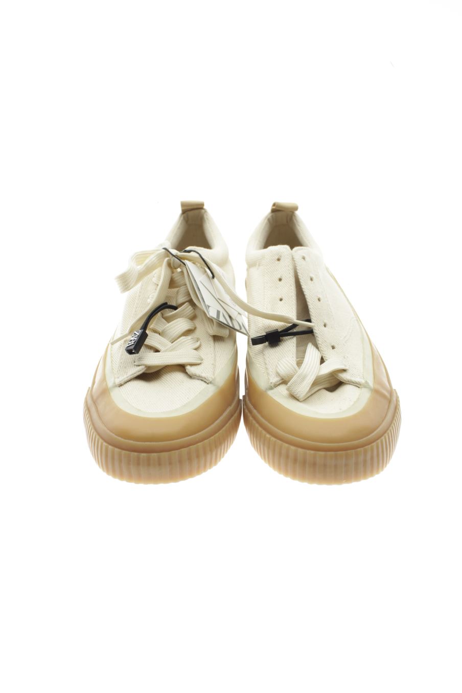 Deportivos de Zara de la talla 41, de color beige de