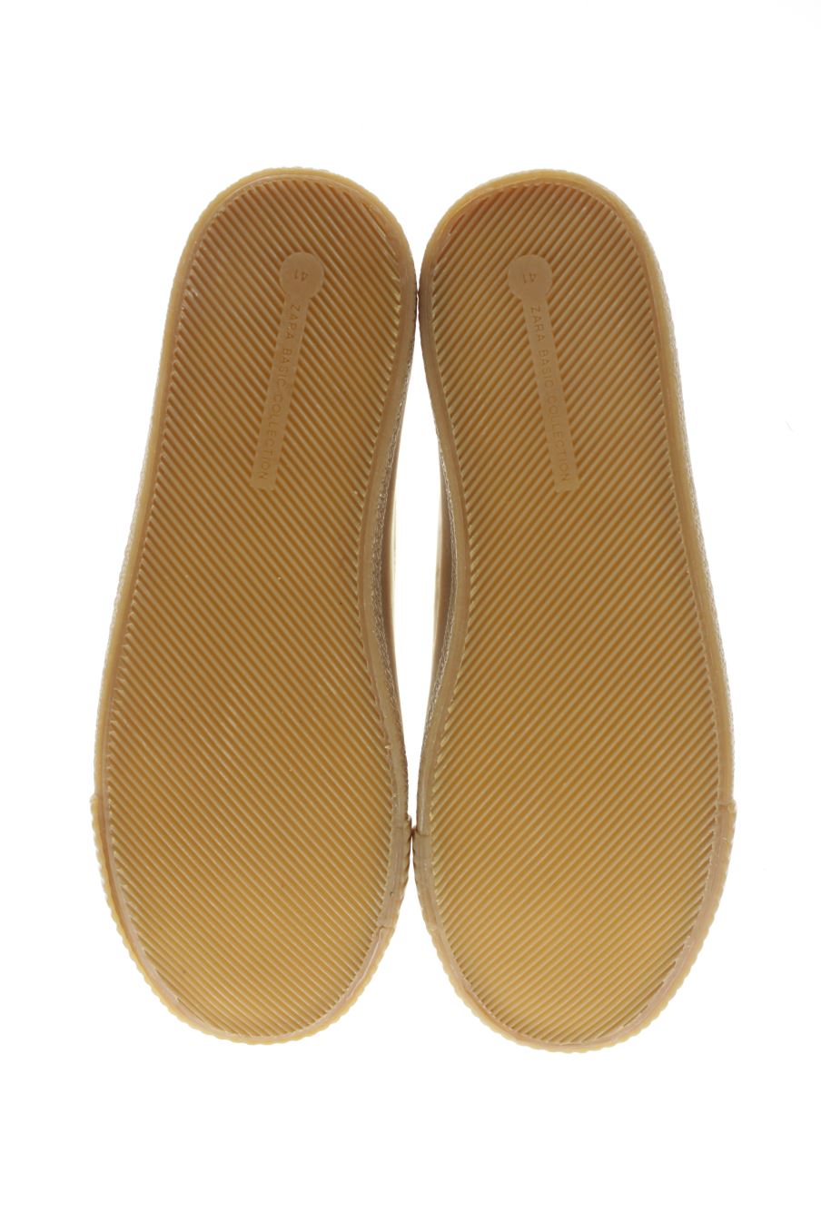 Deportivos de Zara de la talla 41, de color beige de