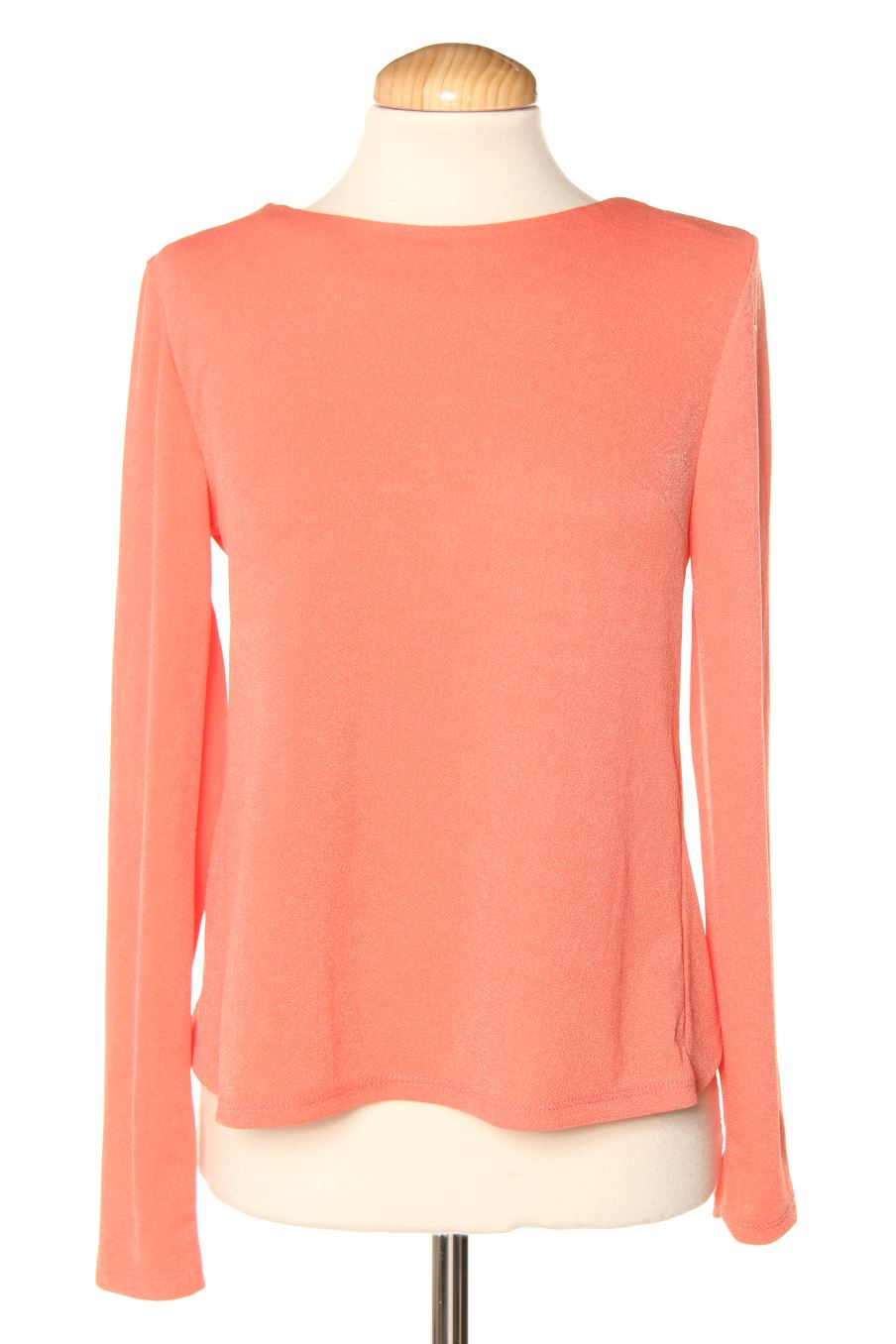 Blouse à manches longues Made in italy de la taille M, de couleur corail