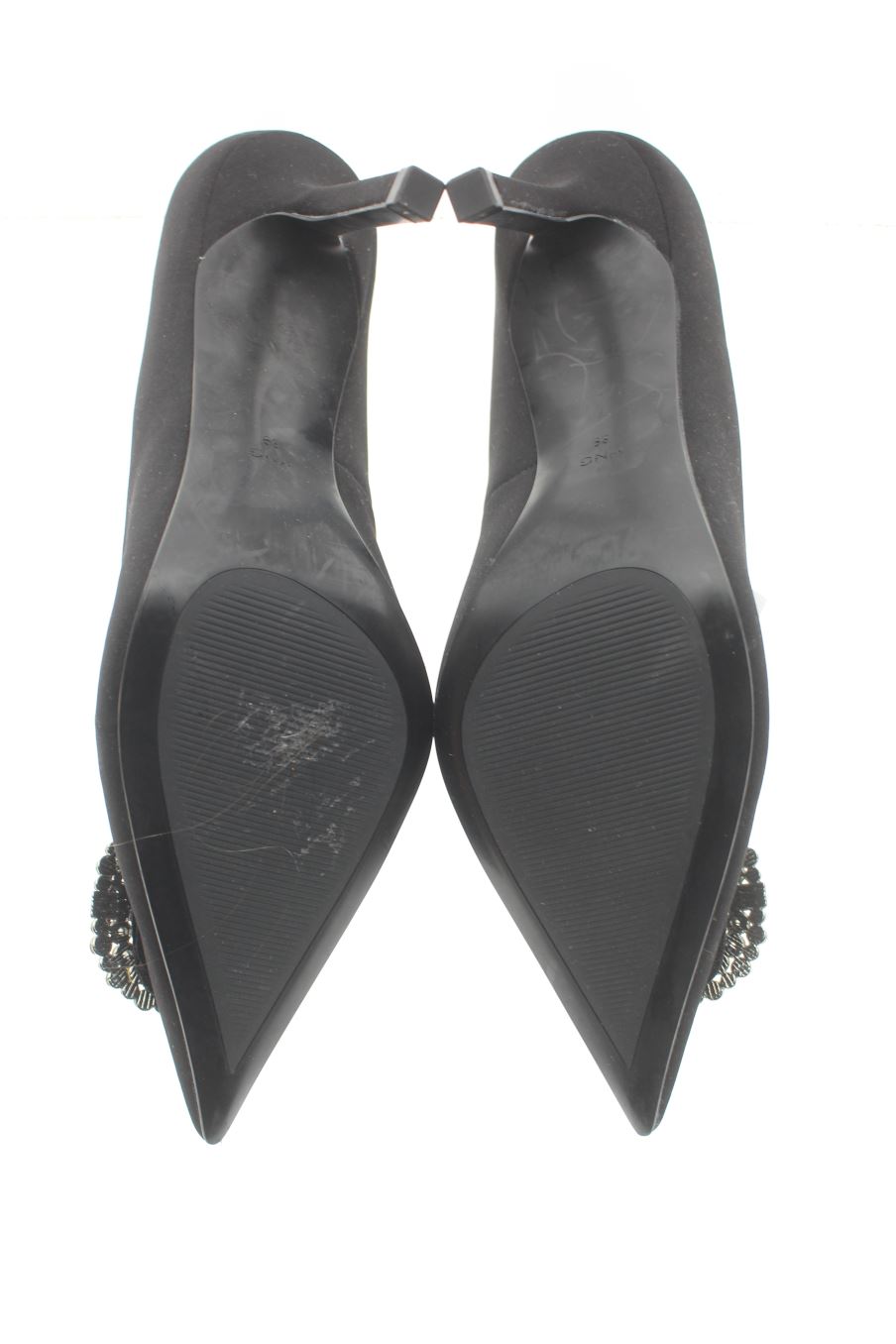 Zapatos de tacon de Mango de la talla 39, de color negro de