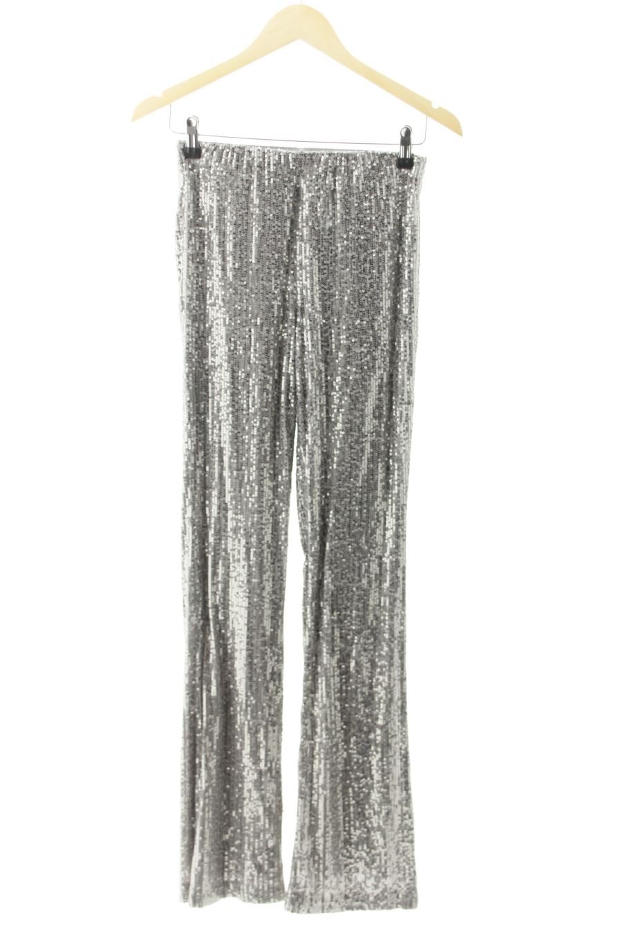 Pantaloni de MISU de la talla XS, de color argentato