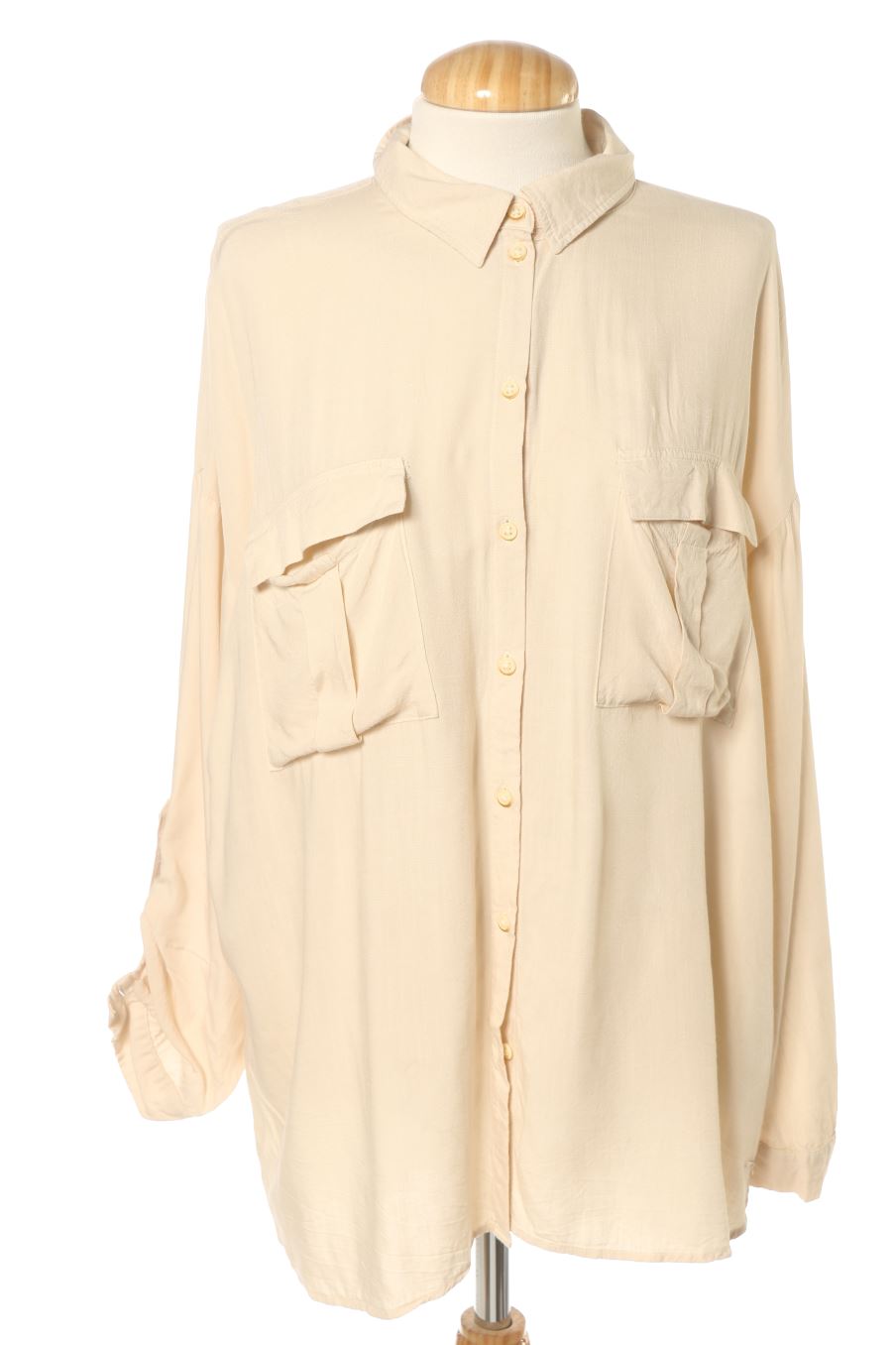 Camisa de Tom tailor de la talla XXL, de color beige