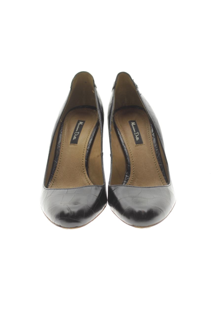 Zapatos de tacon de Massimo Dutti de la talla 36, de color negro de
