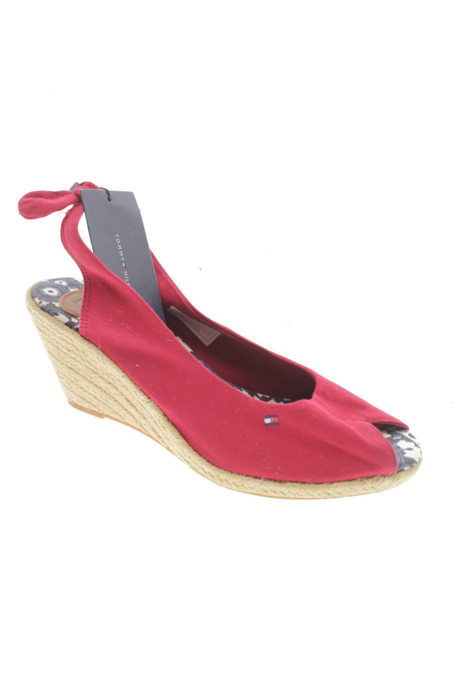 Sandalias tacon de Tommy Hilfiger de la talla 39, de color rojo de