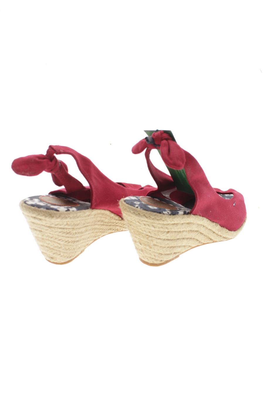 Sandalias tacon de Tommy Hilfiger de la talla 39, de color rojo de