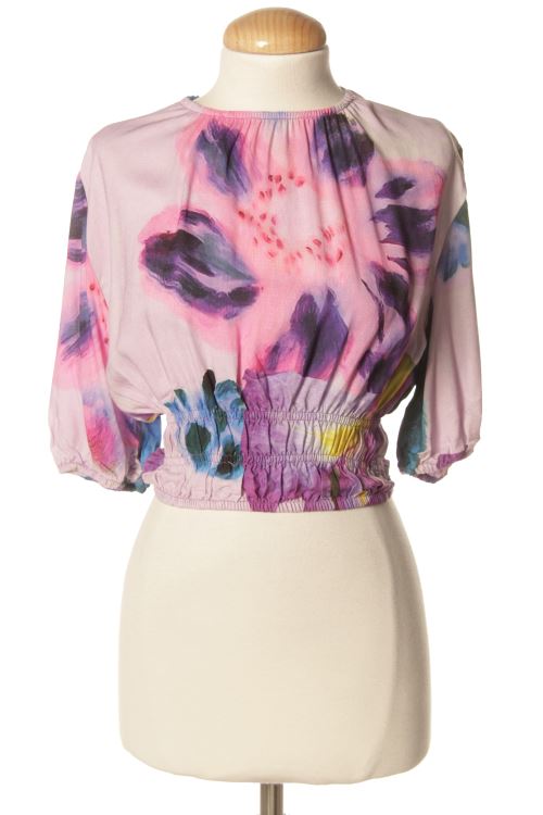 Blusa a maniche corte